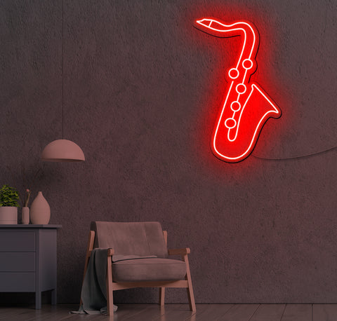 Saxophone LED Neon Sign