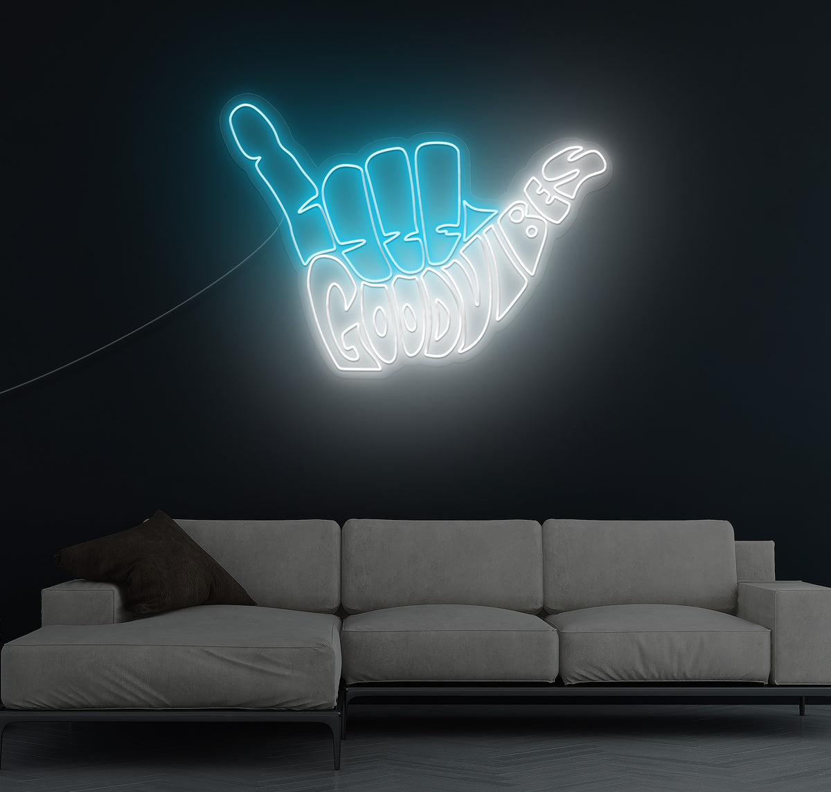 Good Vibes LED Neon Sign