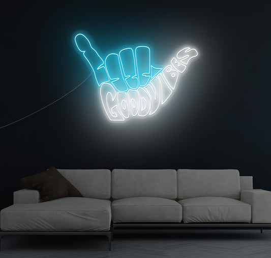 Good Vibes LED Neon Sign