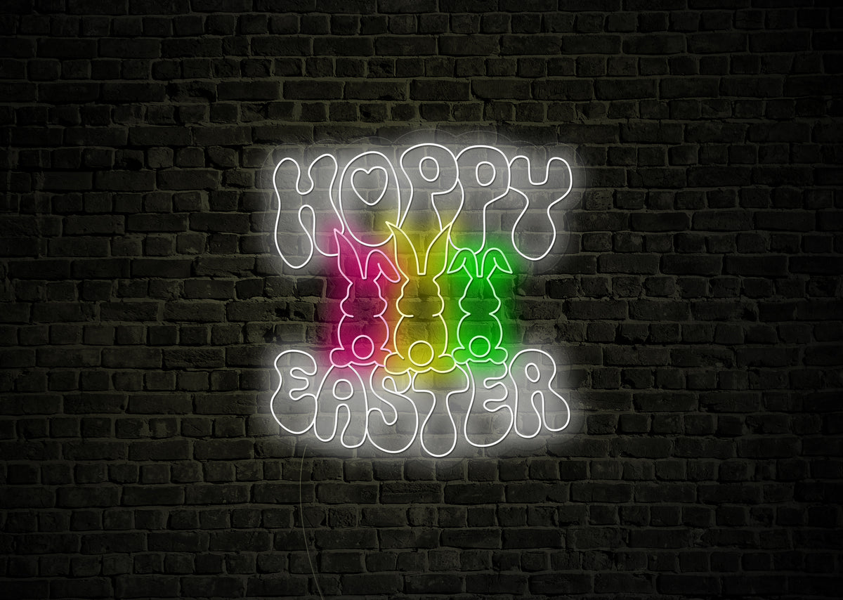 Happy Easter! LED Neon Sign