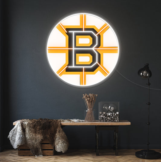 Boston Hockey LED Neon Sign