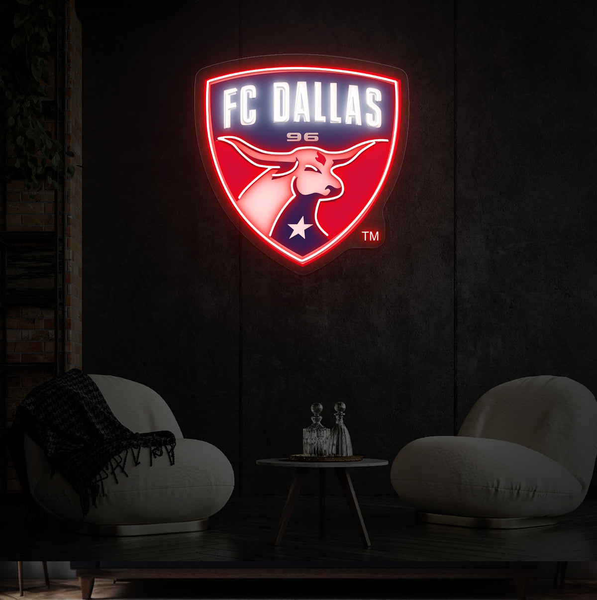 Dallas Soccer Team LED Neon Sign