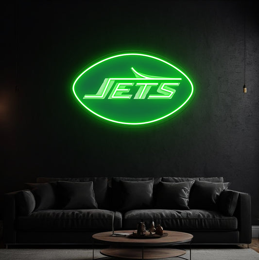 New York J American Football LED Neon Sign