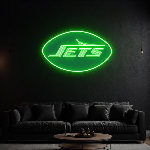 New York J American Football LED Neon Sign