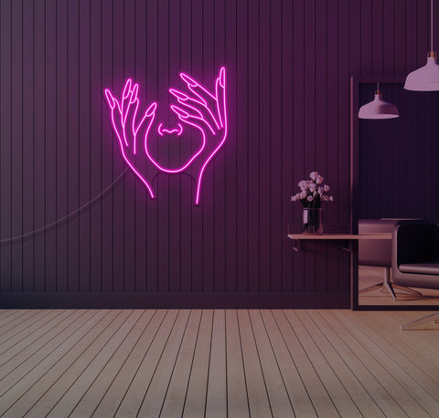 Fine and Dined Nails LED Neon Sign