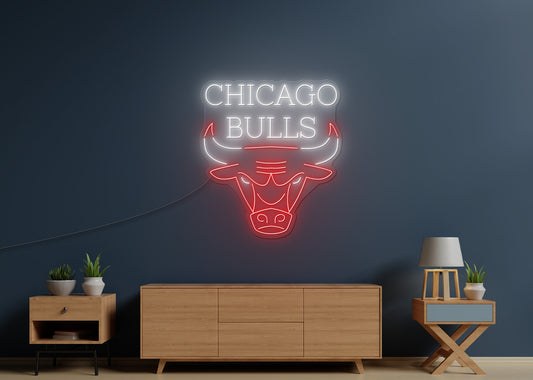 Bulls LED Neon Sign
