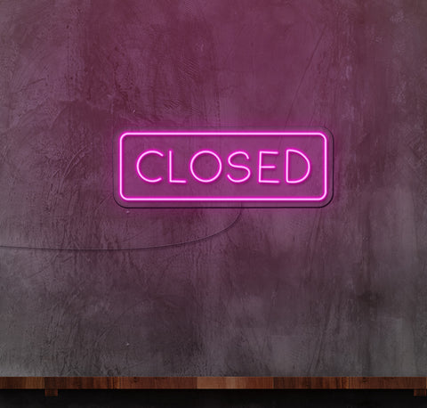 CLOSED LED Neon Sign