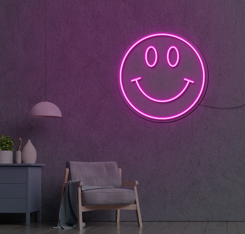Mr Happy LED Neon Sign