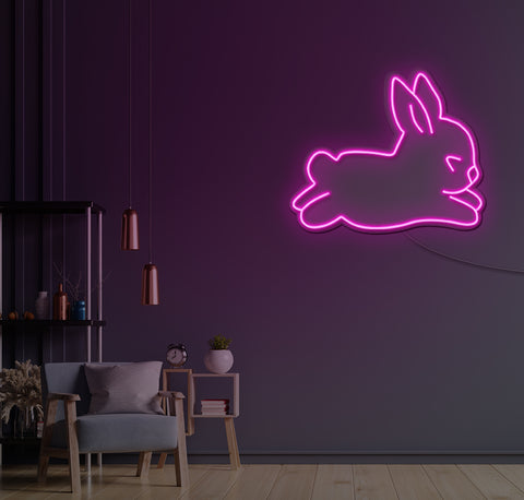 Baby Rabbit LED Neon Sign