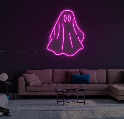 Bed Sheet Ghost LED Neon Sign