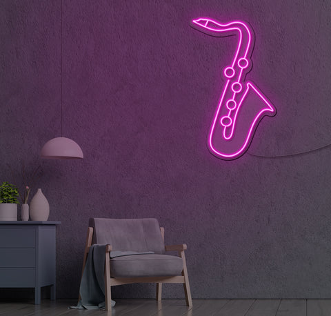 Saxaphone LED Neon Sign