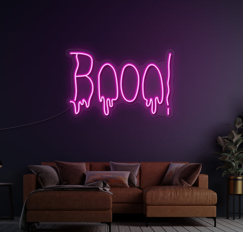 Booo! LED Neon Sign