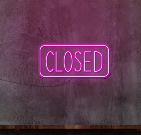 Closed Boxed LED Neon Sign