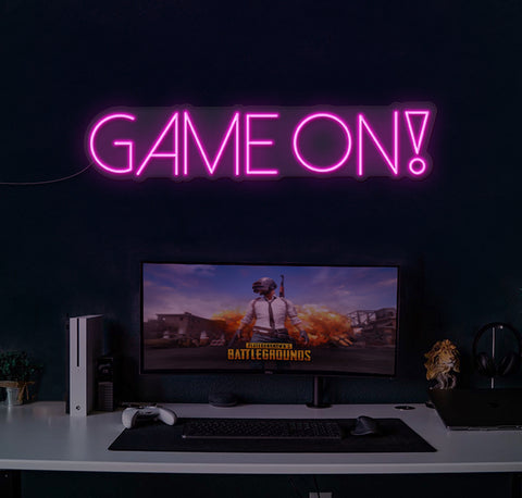 Game on! LED Neon Sign