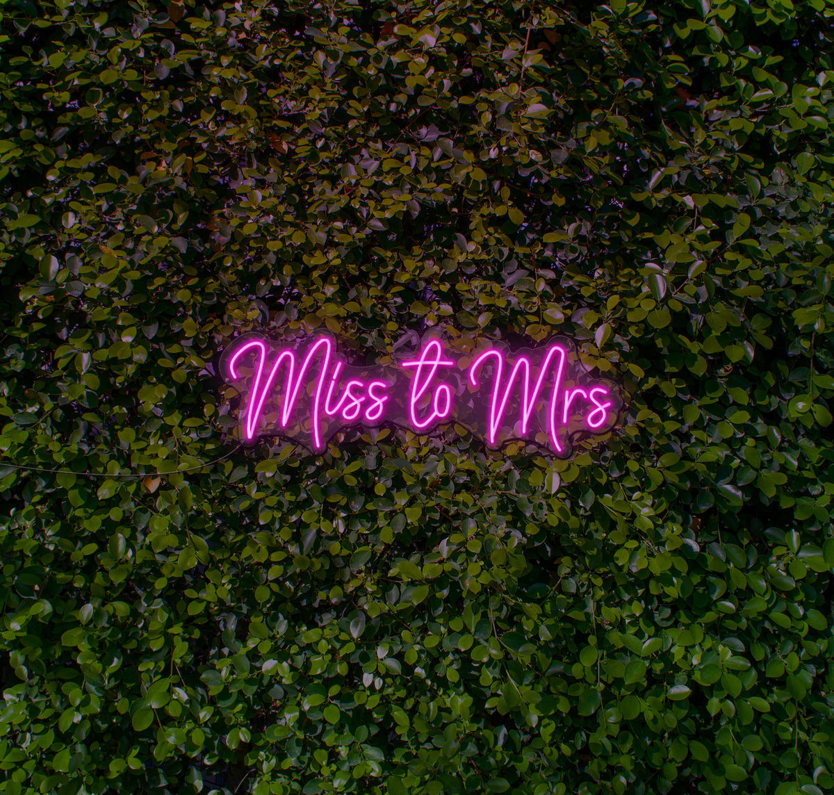 Miss To Mrs LED Neon Sign