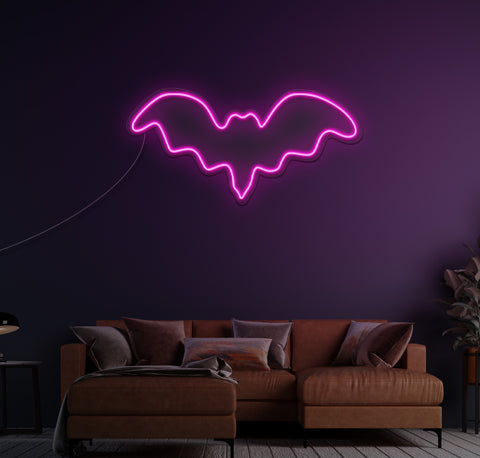 Simple Bat LED Neon Sign