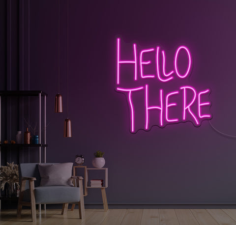 Hello There LED Neon Sign