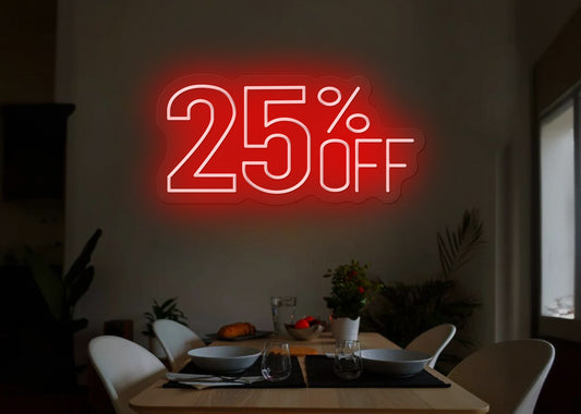 25% Off LED Neon Sign