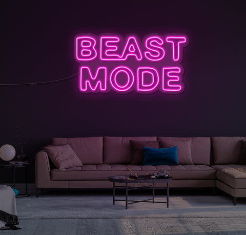 Beast Mode LED Neon Sign