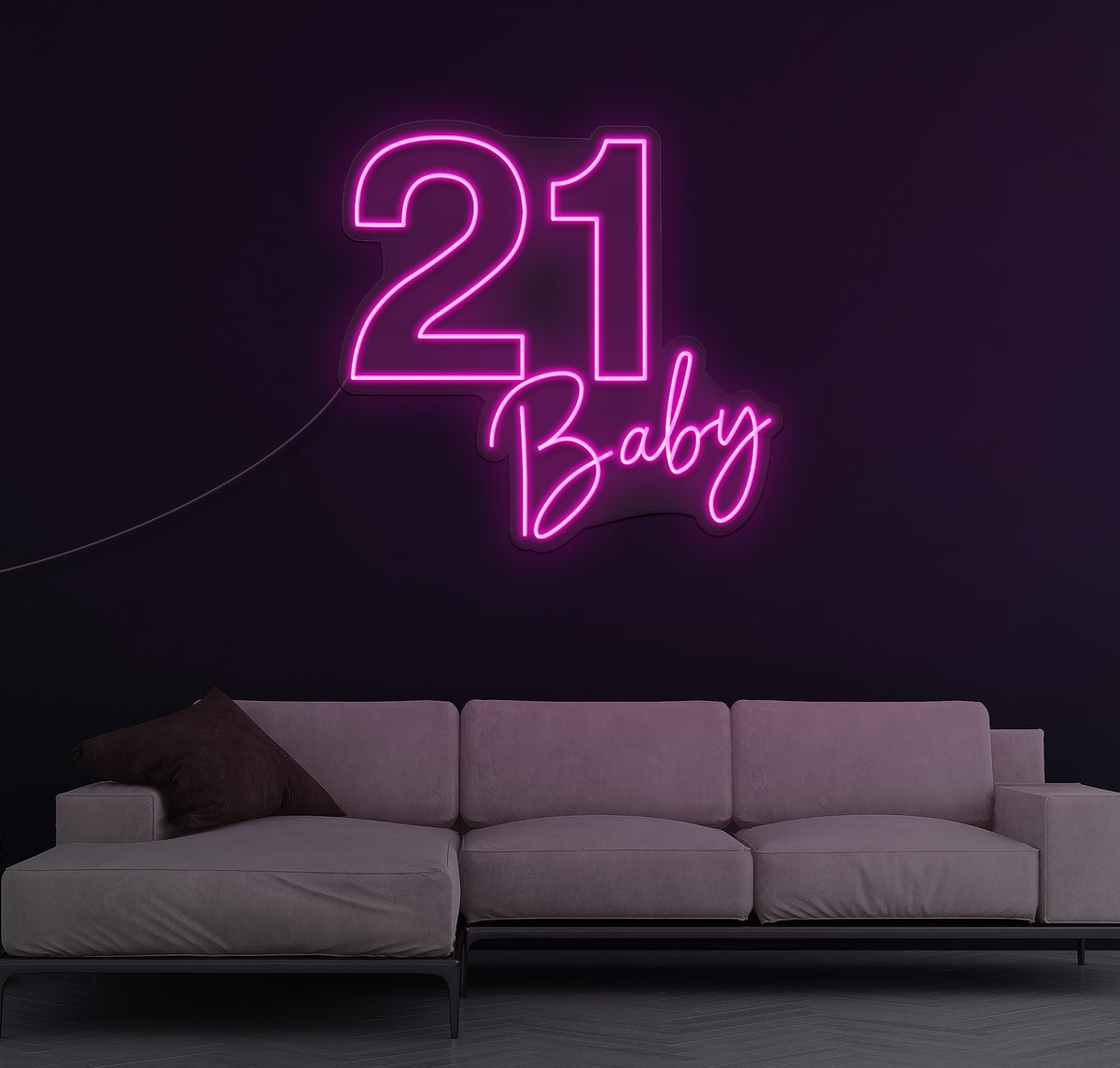 21 Baby LED Neon Sign