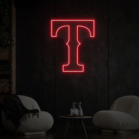 Texas Baseball LED Neon Sign