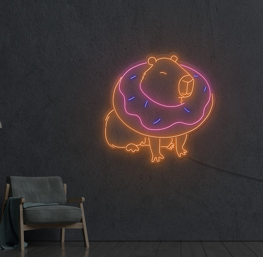 Hungry Wombat LED Neon Sign