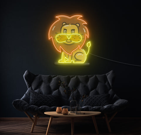 Lion LED Neon Sign