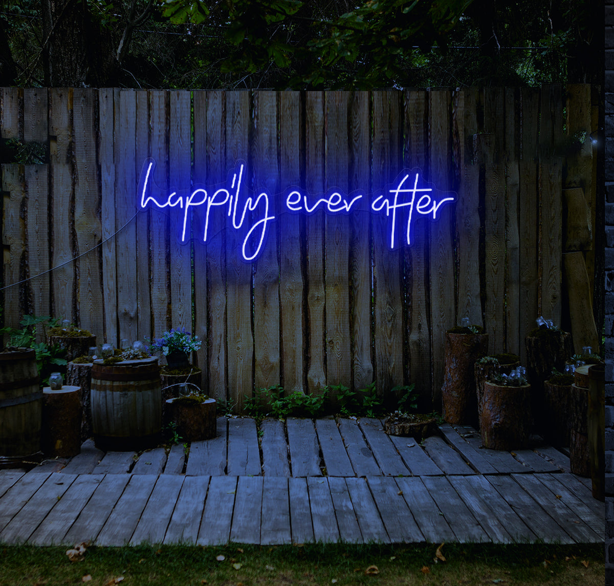 Happily Ever After LED Neon Sign