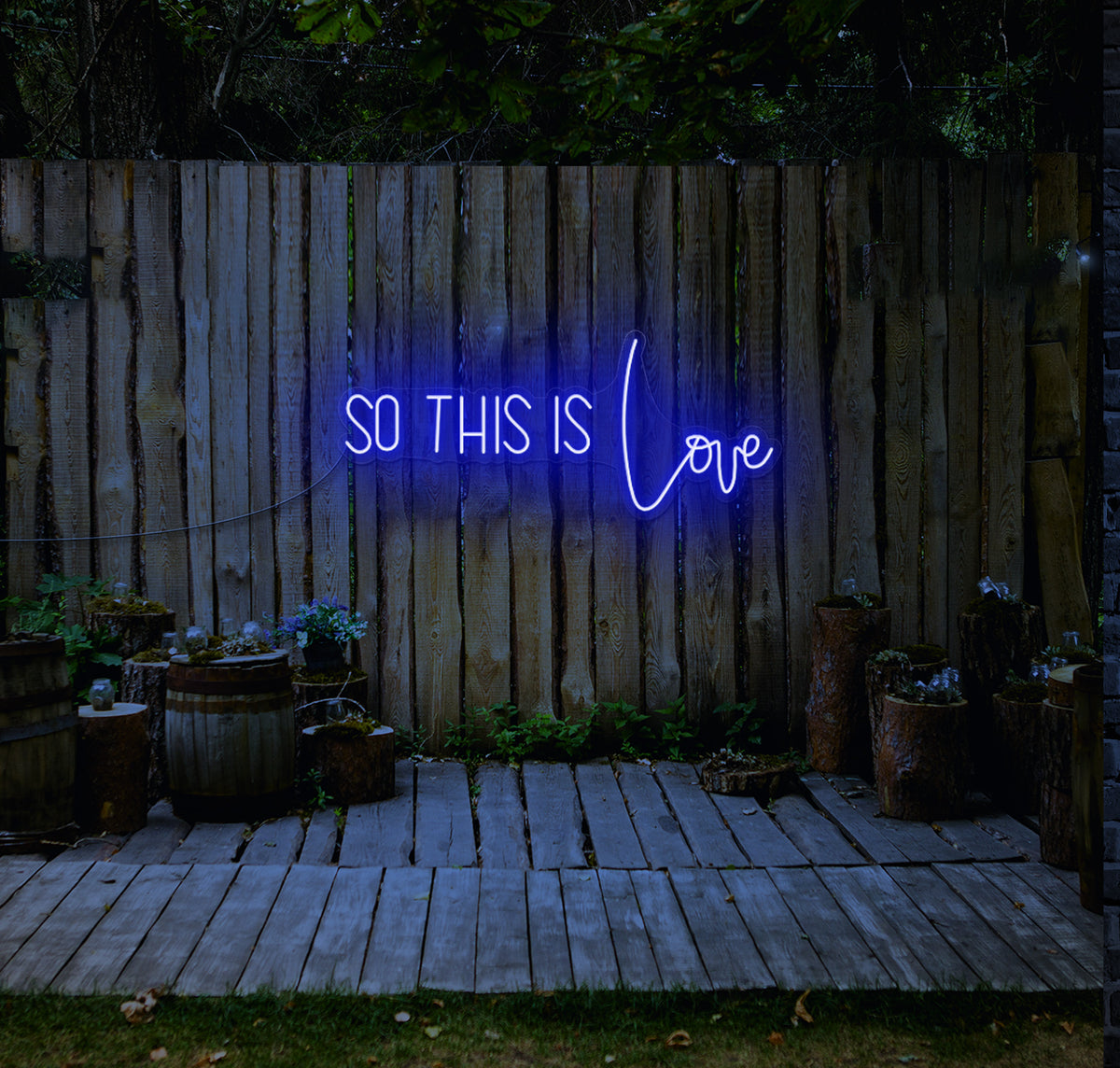 SO THIS IS Love LED Neon Sign