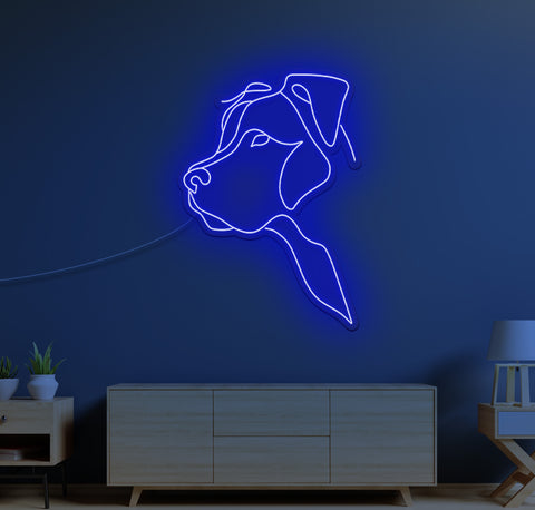 Canine LED Neon Sign