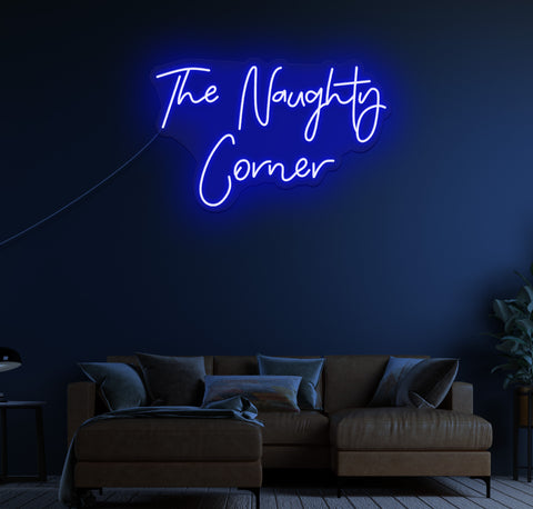 The Naughty Corner LED Neon Sign