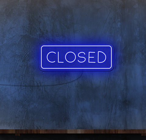 CLOSED LED Neon Sign