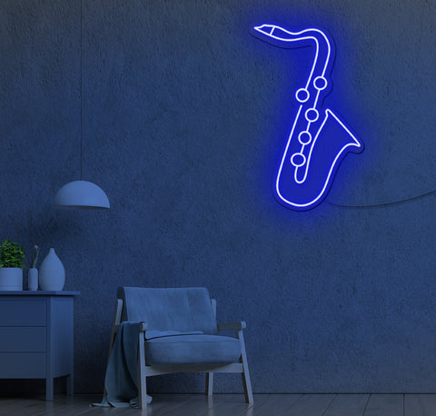 Saxophone LED Neon Sign