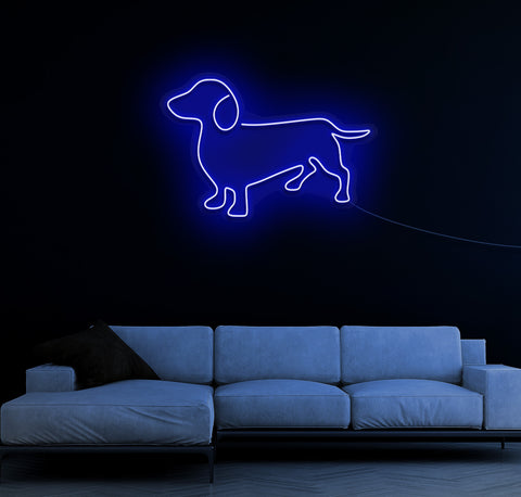 Sausage Dog LED Neon Sign