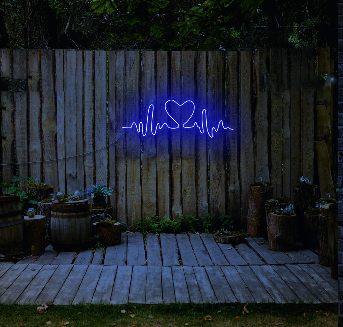 Pulsing Heart LED Neon Sign