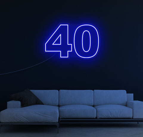 40 LED Neon Sign