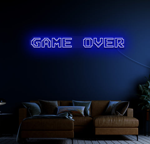 Game Over LED Neon Sign