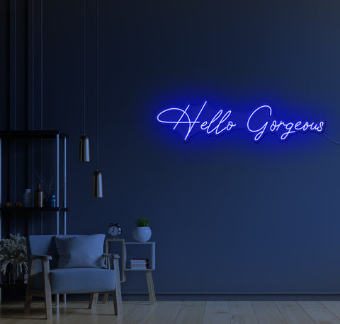 Hello Gorgeous LED Neon Sign