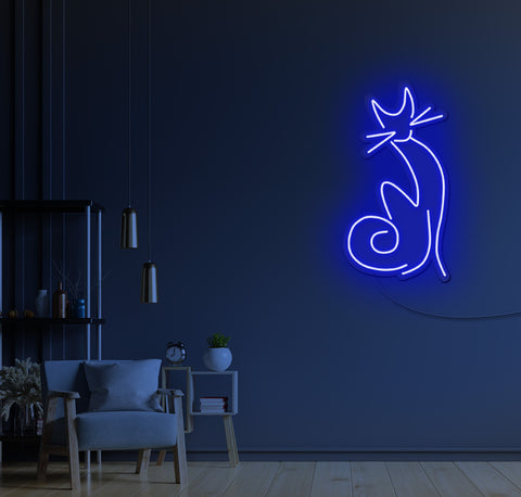 Kitty Cat LED Neon Sign