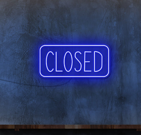 Closed Boxed LED Neon Sign