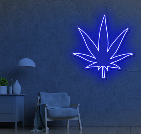 Marijuana Leaf LED Neon Sign