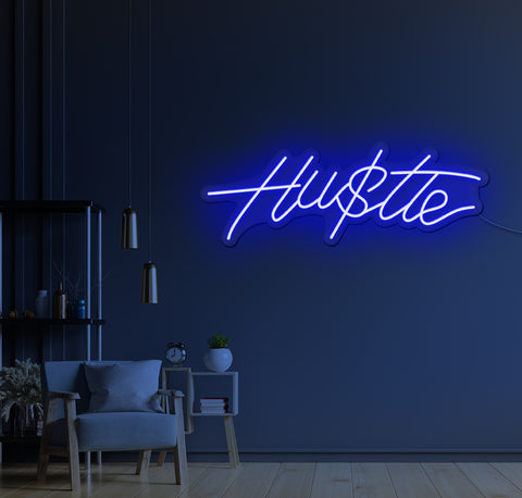 Hustle LED Neon Sign