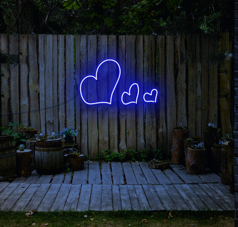 Heart Family LED Neon Sign