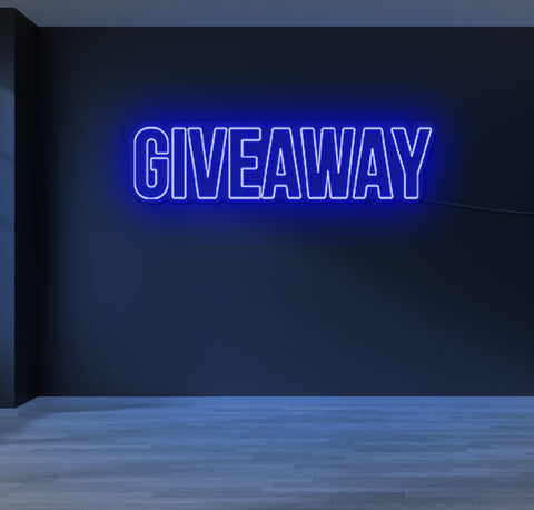 Giveaway LED Neon Sign