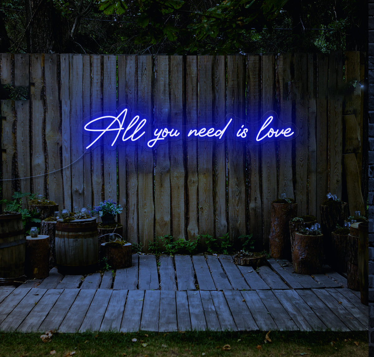 All You Need Is Love LED Neon Sign