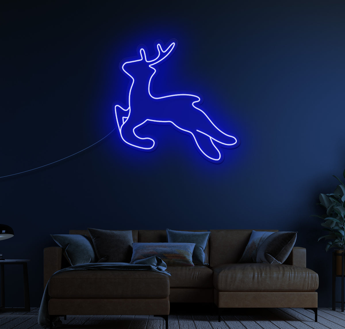 Reindeer LED Neon Sign