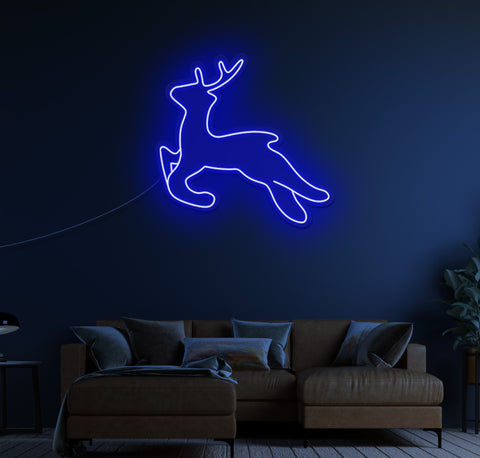 Reindeer LED Neon Sign