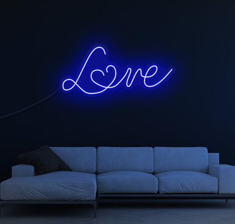 Red Love LED Neon Sign