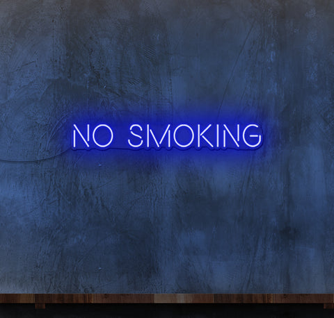 No Smoking Old School LED Neon Sign