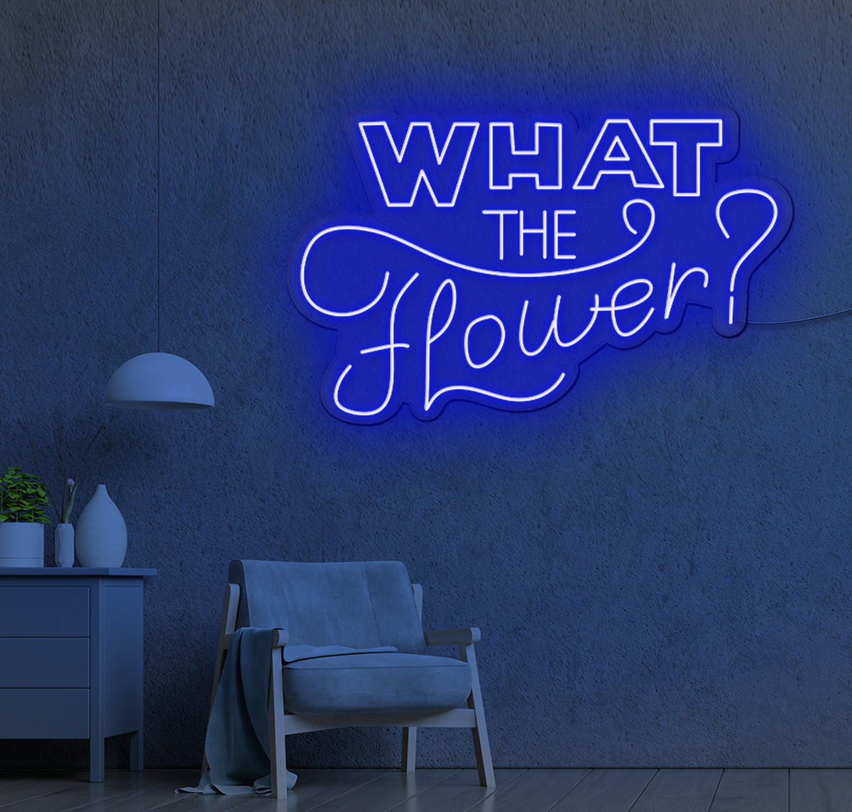 What The Flower LED Neon Sign